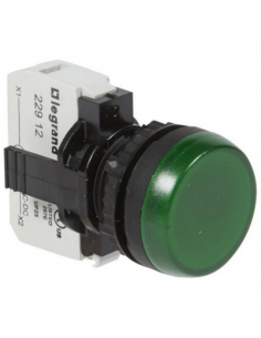 Voyant lumineux Osmoz complet IP69 vert 12V à 24V alternatif ou continu LEGRAND 023772 2