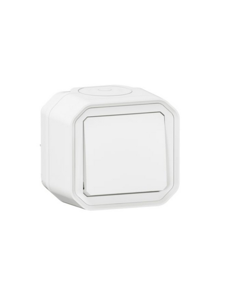 Interrupteur ou va-et-vient Plexo complet saillie blanc LEGRAND 070022