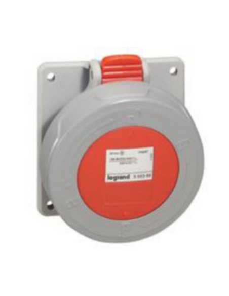 Prise à entraxes unifiés P17 IP66/67 32A - 380V~ à 415V~ 3P+T LEGRAND 555488