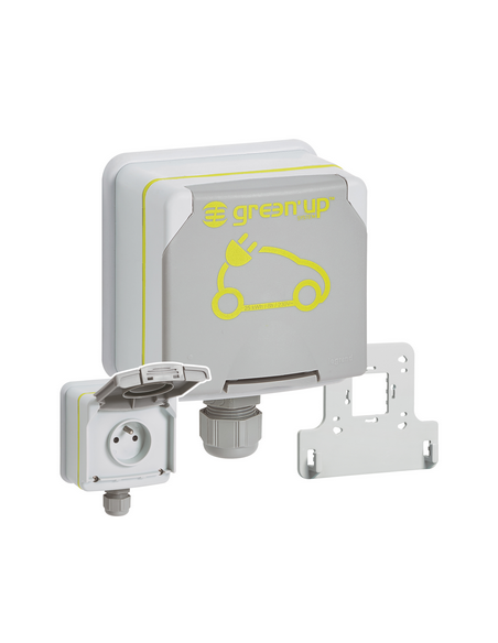 Prise de recharge pour VE Green'up Access IP66 IK08 -Fixation saillie Modes 1 ou 2 16A 230V LEGRAND 090471
