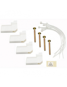 Ensemble de fixation dans cloisons creuses ou sèches pour coffret modulaire encastré 4 griffes + colliers LEGRAND 001490 2
