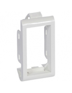 Support de plaque étroit pour paroi mince Batibox 1 module blanc LEGRAND 080290