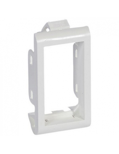 Support de plaque étroit pour paroi mince Batibox 1 module blanc LEGRAND 080290