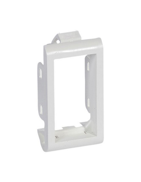Support de plaque étroit pour paroi mince Batibox 1 module blanc LEGRAND 080290