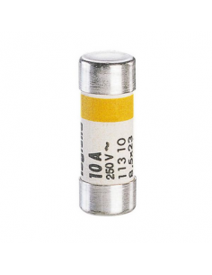 Cartouche cylindrique domestique 8,5x23mm sans voyant 10A LEGRAND 011310