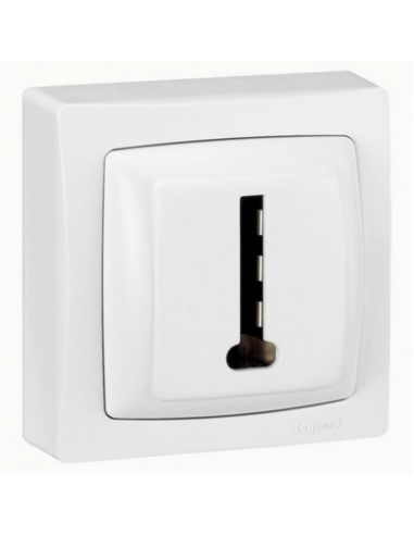 Prise téléphone 8 contacts Appareillage saillie complet blanc LEGRAND 086038