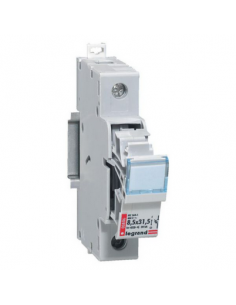 Coupe-circuit sectionneur unipolaire pour cartouche cylindrique industrielle typeaM ou gG 10x38mm 500V LEGRAND 005808