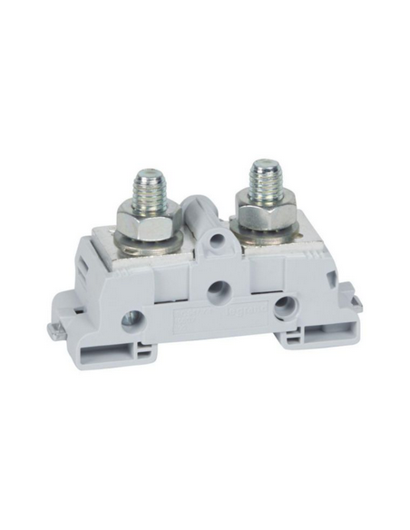 Bloc de jonction de puissance nu plage-plage viking 3 pour rail symétrique raccordement maxi.120mm² et pas 34mm LEGRAND 039073