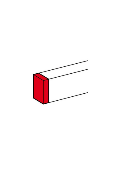 Embout pour goulottes DLP monobloc 35x80mm ou 50x80mm blanc LEGRAND 010722