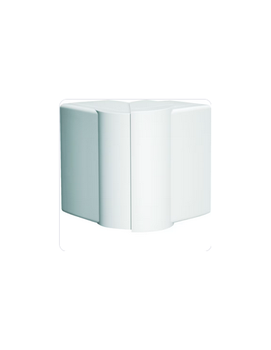 Angle extérieur variable pour LF/LFF60090 h 90mm x p 60mm RAL 9016 Pure HAGER LFF6009039016