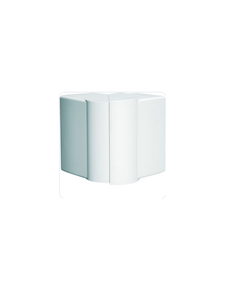 Angle extérieur variable pour LF/LFF60090 h 90mm x p 60mm RAL 9016 Pure HAGER LFF6009039016