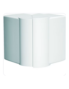 Angle extérieur variable pour LF/LFF60090 h 90mm x p 60mm RAL 9016 Pure HAGER LFF6009039016 2