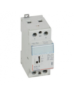 Contacteur de puissance CX³ silencieux bobine 230V~ 2 Pôles 250V~ 40A contact 2F 2 modules LEGRAND 412559 2