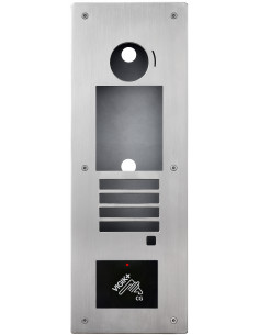 Façade pour GTDMBLVN avec lecteur Vigik Hexact mains libres PGTB6VML AIPHONE 200498