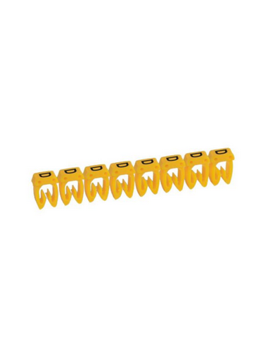 300 Repères CAB 3 pour filerie 0,5mm² à 1,5mm² et blocs de jonction avec lettre majuscule D LEGRAND 038303