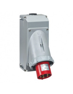 Socle Fiche inclinée P17 IP66/67 63A 380V~ à 415V~ 3P+N+T LEGRAND 555519