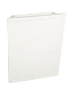 Coffret modulaire encastré 2 rangées 24+4 modules avec porte isolante galbée blanche LEGRAND 001512 2