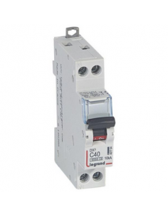 Disjoncteur DX³6000 6kA à vis U+N 230V 40A courbe C 1 module LEGRAND 407704 2