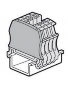 Cloison terminale pour blocs de jonction à vis viking 3 avec 1 entrée 1 sortie pas de 5mm, 6mm, 8mm ou 10mm LEGRAND 037550