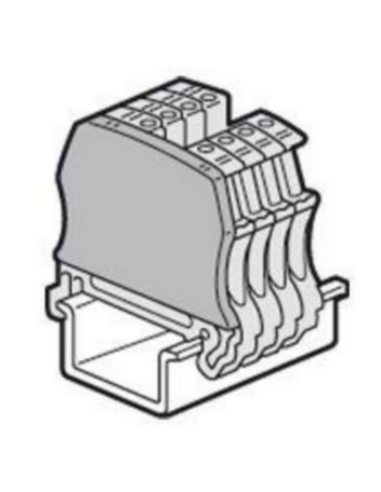 Cloison terminale pour blocs de jonction à vis viking 3 avec 1 entrée 1 sortie pas de 5mm, 6mm, 8mm ou 10mm LEGRAND 037550