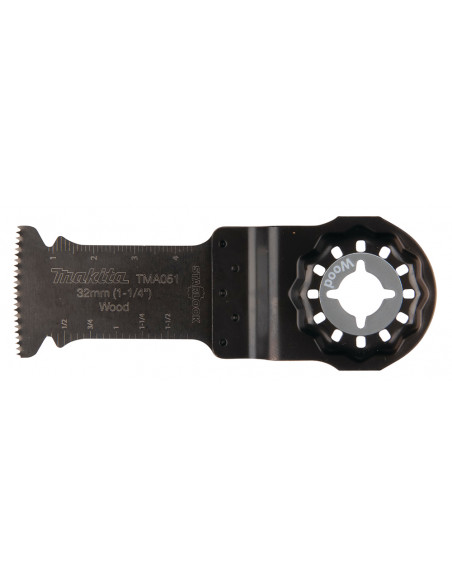 5 Lames plongeantes HCS Bois coupe précision TMA051 STARLOCK 32x50mm MAKITA B-64858-5