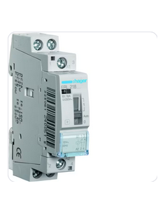 Relais de commande 16A 1F+1O 12V HAGER ERL218 2