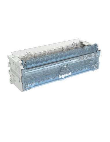 Répartiteur modulaire à barreaux étagés bipolaire 125A 14 départs 8 modules LEGRAND 400403