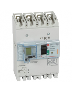 Disjoncteur Magneto-Thermique DPX3 160 MT avec Différentiel 4 Pôles 160A 25KA LEGRAND 420077 2