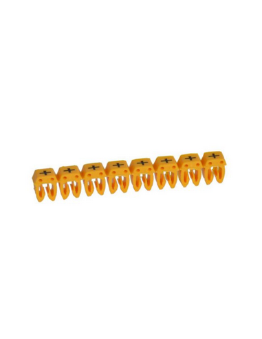 300 Repères CAB 3 pour filerie 1,5mm² à 2,5mm² avec signe conventionnel plus LEGRAND 038282