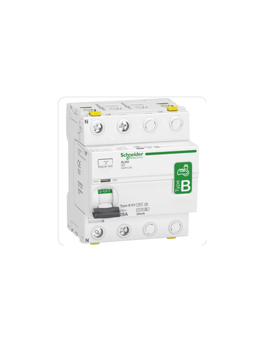Acti9 iID interrupteur différentiel 2 Pôles 25A 30mA type B EV 230V SCHNEIDER A9Z51225