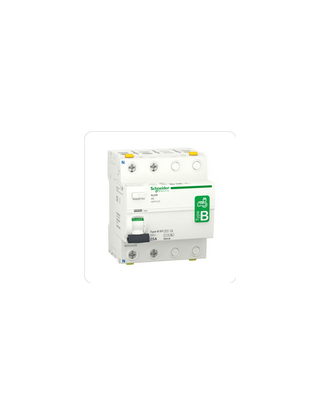 Acti9 iID interrupteur différentiel 2 Pôles 25A 30mA type B EV 230V SCHNEIDER A9Z51225
