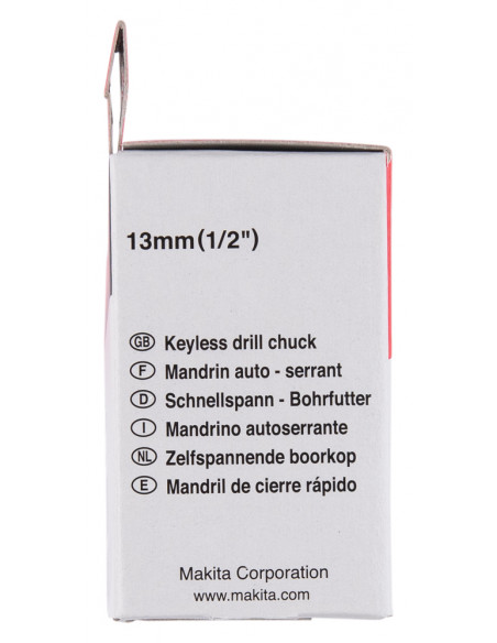 Mandrin métal auto-serrant 13 mm 1/2'' 20 UNF avec verrouillage double bague MAKITA 194254-0