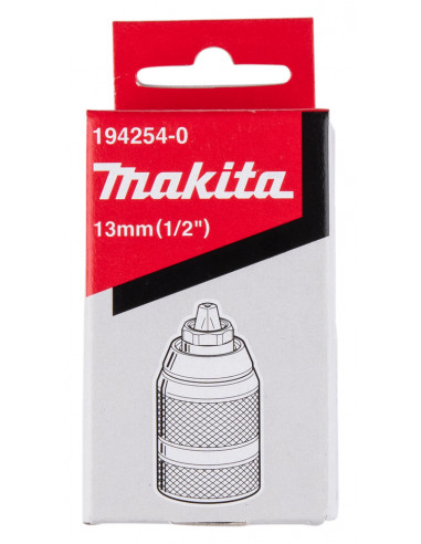 Mandrin métal auto-serrant 13 mm 1/2'' 20 UNF avec verrouillage double bague MAKITA 194254-0