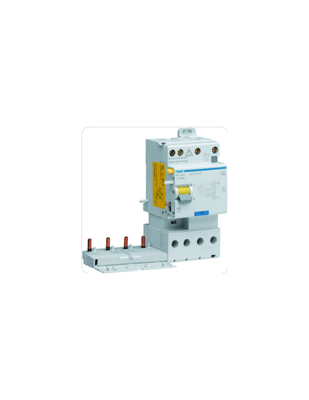 Bloc différentiel double sortie 4 Pôles 25A 30mA type AC HAGER BDC825
