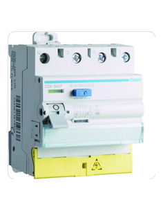 Inter diff 3P+N 40A 30mA type F Bornes décalées HAGER CDF840F 2