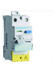 Interrupteur différentiel 1P+N 40A 30mA type F Bornes décalées HAGER CDF140F 2