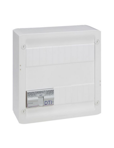Coffret Multimédia Basique avec brassage équipé et précâblé 4 prises RJ45 LEGRAND 413218