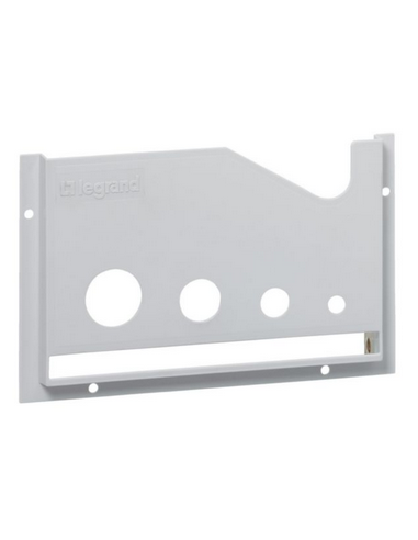 Pochette ouverte autocollante pour plans largeur 340mm et hauteur 235mm RAL7035 LEGRAND 036580