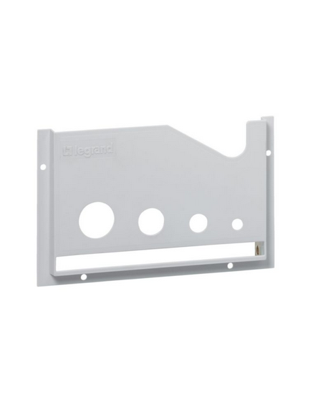 Pochette ouverte autocollante pour plans largeur 340mm et hauteur 235mm RAL7035 LEGRAND 036580