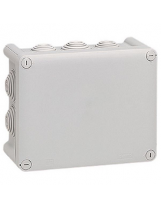 Boîte de dérivation rectangulaire Plexo dimensions 155x110x74mm gris RAL7035 LEGRAND 092042