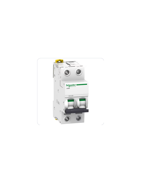 Acti9 iC60N disjoncteur 2 Pôles 50A courbe C SCHNEIDER A9F77250
