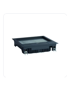 Boîte de sol TerCia BDS-C45 12 modules prof encastrement 80mm Dim 219x219mm Gris IBOCO B45410 2