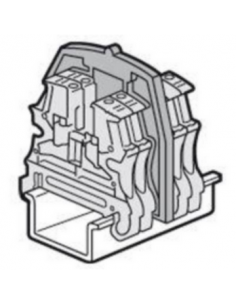 Cloison terminale pour blocs de jonction à vis viking 3 avec 3 étages LEGRAND 037554