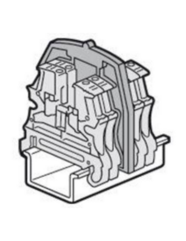 Cloison terminale pour blocs de jonction à vis viking 3 avec 3 étages LEGRAND 037554