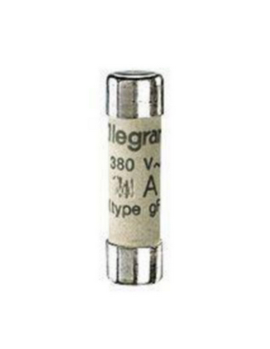 Cartouche industrielle cylindrique type gG 8x32mm avec voyant 6A LEGRAND 012406