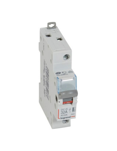 Interrupteur-sectionneur DX³-IS 1 Pôles 250V~ 32A 1 module LEGRAND 406403