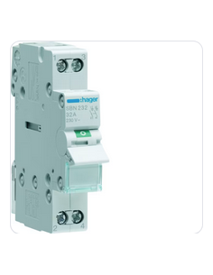 Interrupteur modulaire 2 pôles 32A HAGER SBN232 2