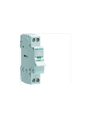 Interrupteur modulaire 2 pôles 32A HAGER SBN232