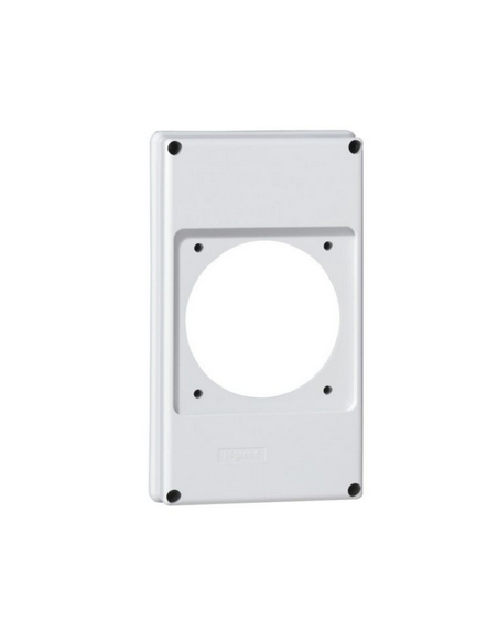 Plastron P17 220x125mm recevant 1 prise 63A pour composer un coffret P17 LEGRAND 057717