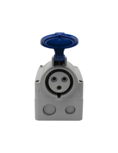 Prise saillie fixe P17 IP44 32A de 200V à 250V 2P+T LEGRAND 555254